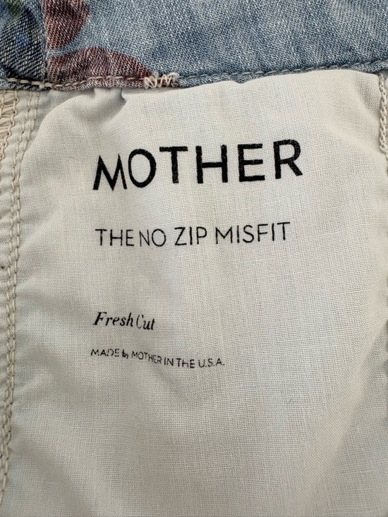 MOTHER The No Zip Misfit Pants Fresh Cut Floral Sz 26 EUC - Picture 7 of 16